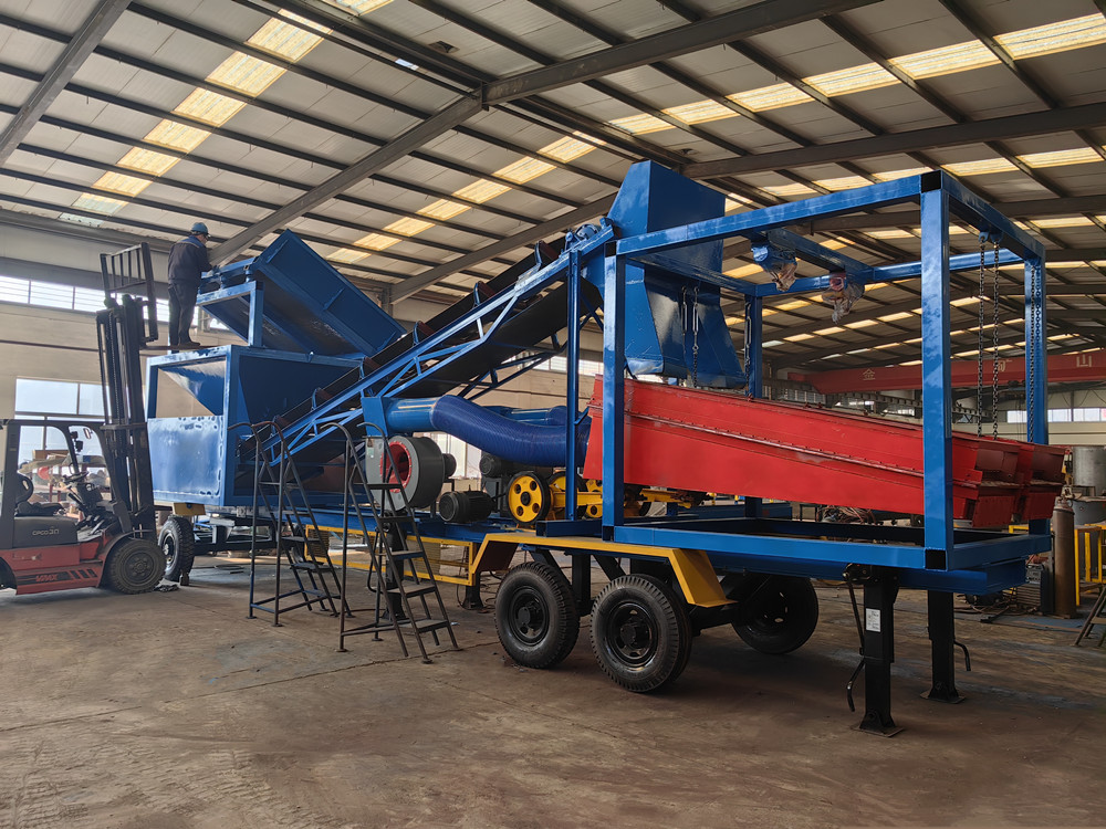 砂金篩分風選設備